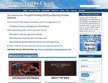 Tablet Screenshot of comingintheclouds.org